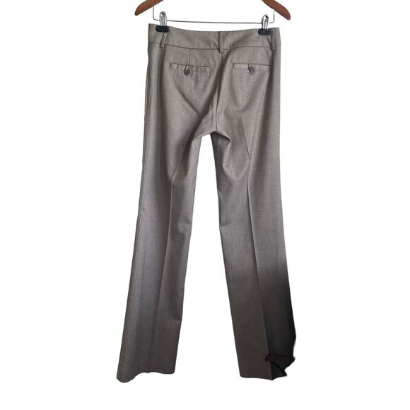 Y2K New York & Co Women Pants 2T Brown Flare Leg Pocket Gold Metallic Thread - Picture 4 of 11